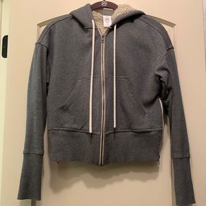 cabi Grey Hooded Sweateshirt